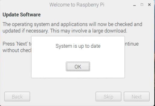 Raspberry pi アップデート完了。